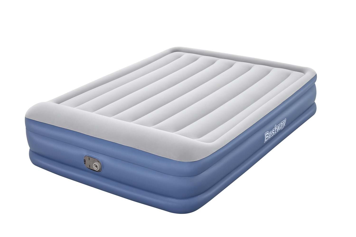 BESTWAY Luftbett Doppelbett 2 Personen selbstaufblasend Elektropumpe 203 x 152 x 46 cm