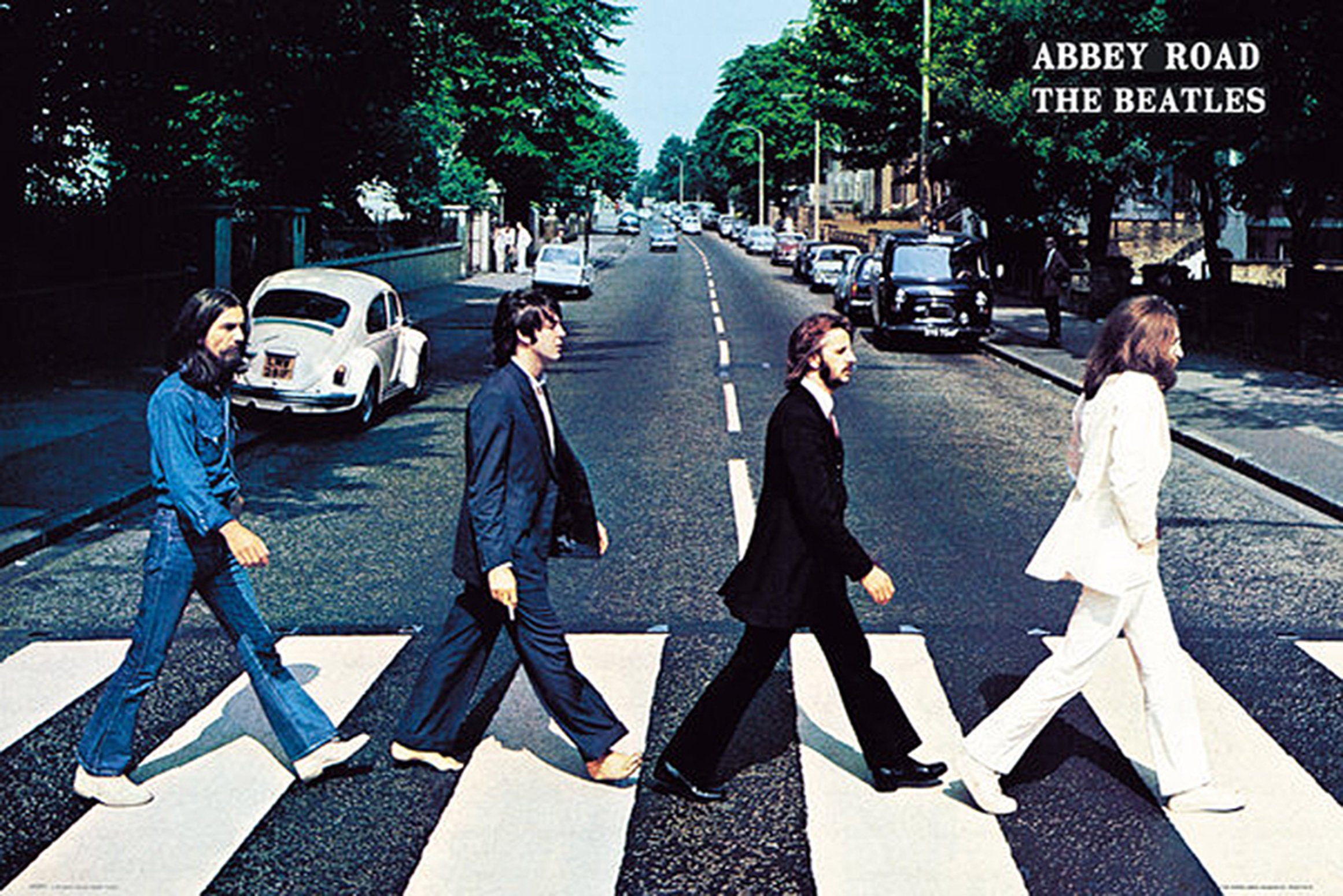 PYRAMID Poster Beatles Poster Abbey Road 91,5 x 61 cm