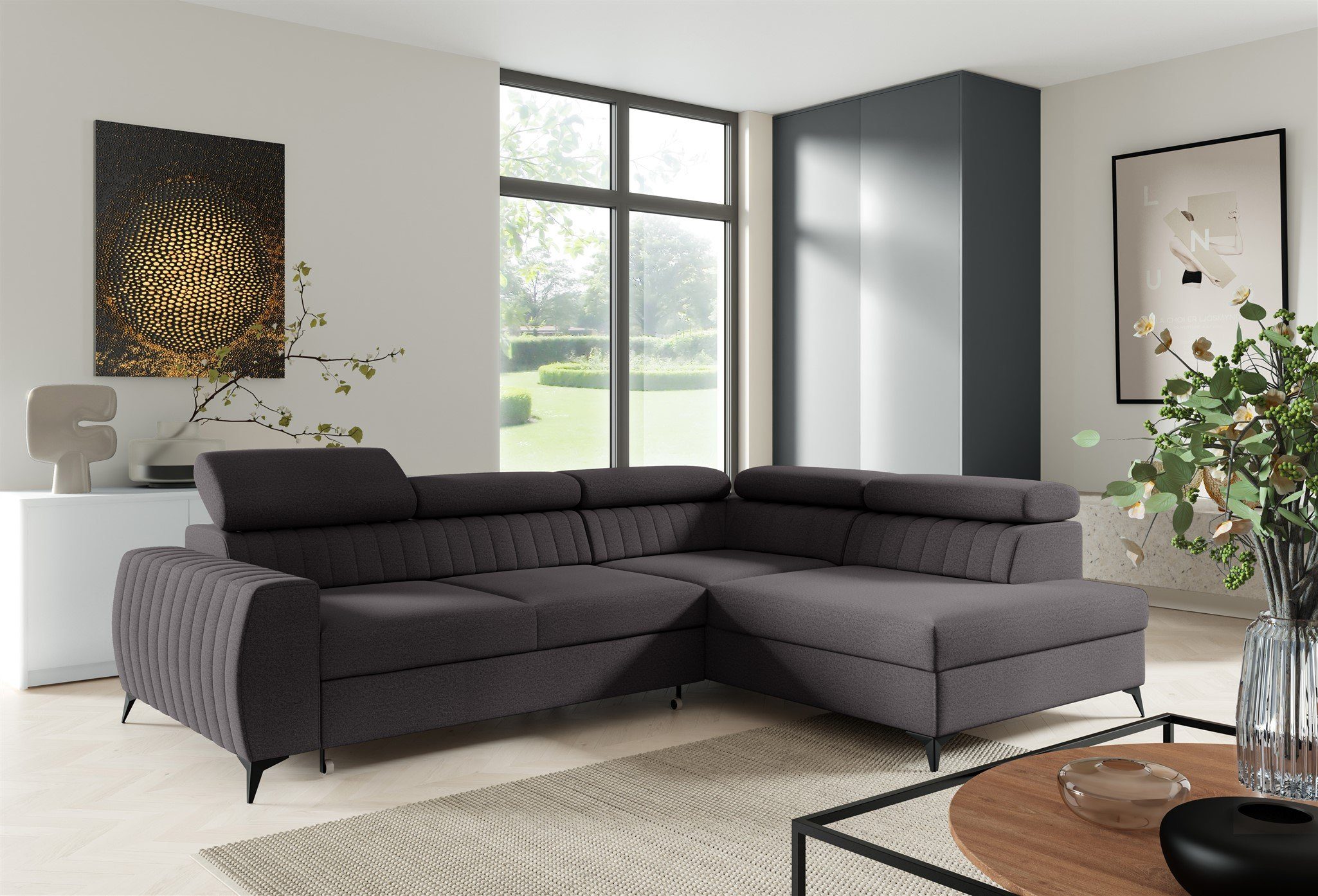 Fun Möbel Ecksofa Ecksofa Sofa TORONTO günstig online kaufen