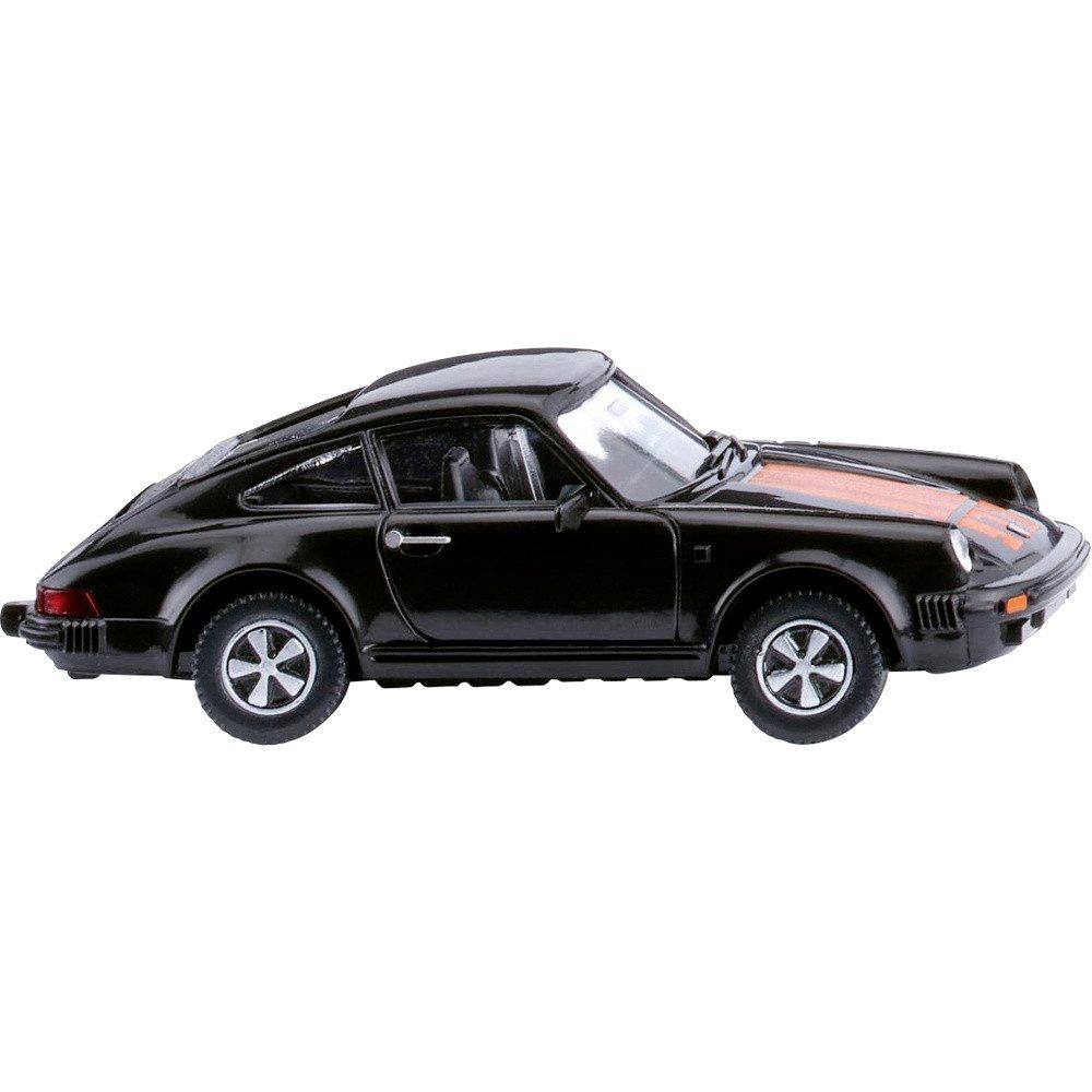 Modelleisenbahn-Straße Wiking 016103 H0 PKW Modell Porsche 911 SC, schwarz