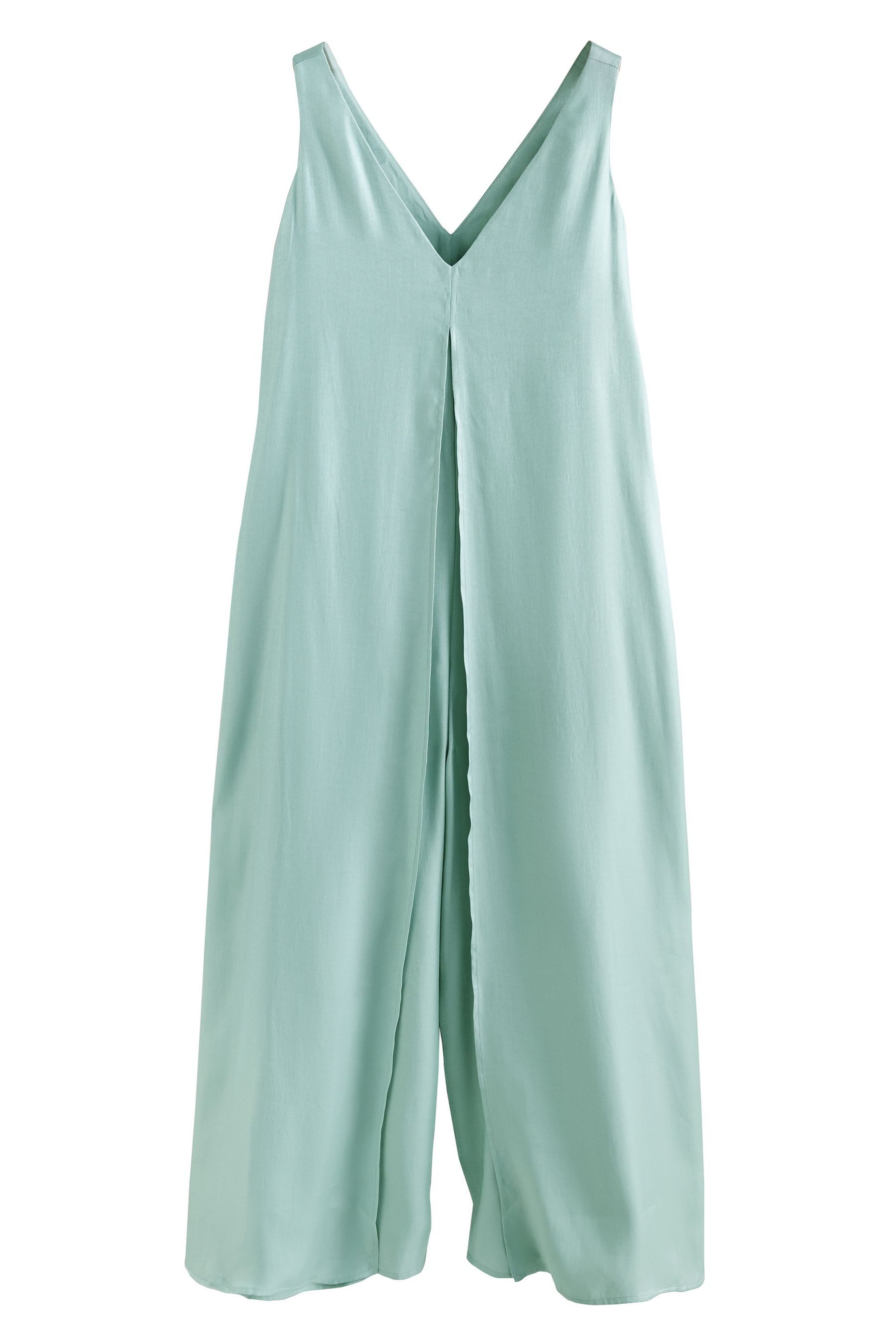 Next Jumpsuit Metallic-Jumpsuit mit weitem Bein und günstig online kaufen