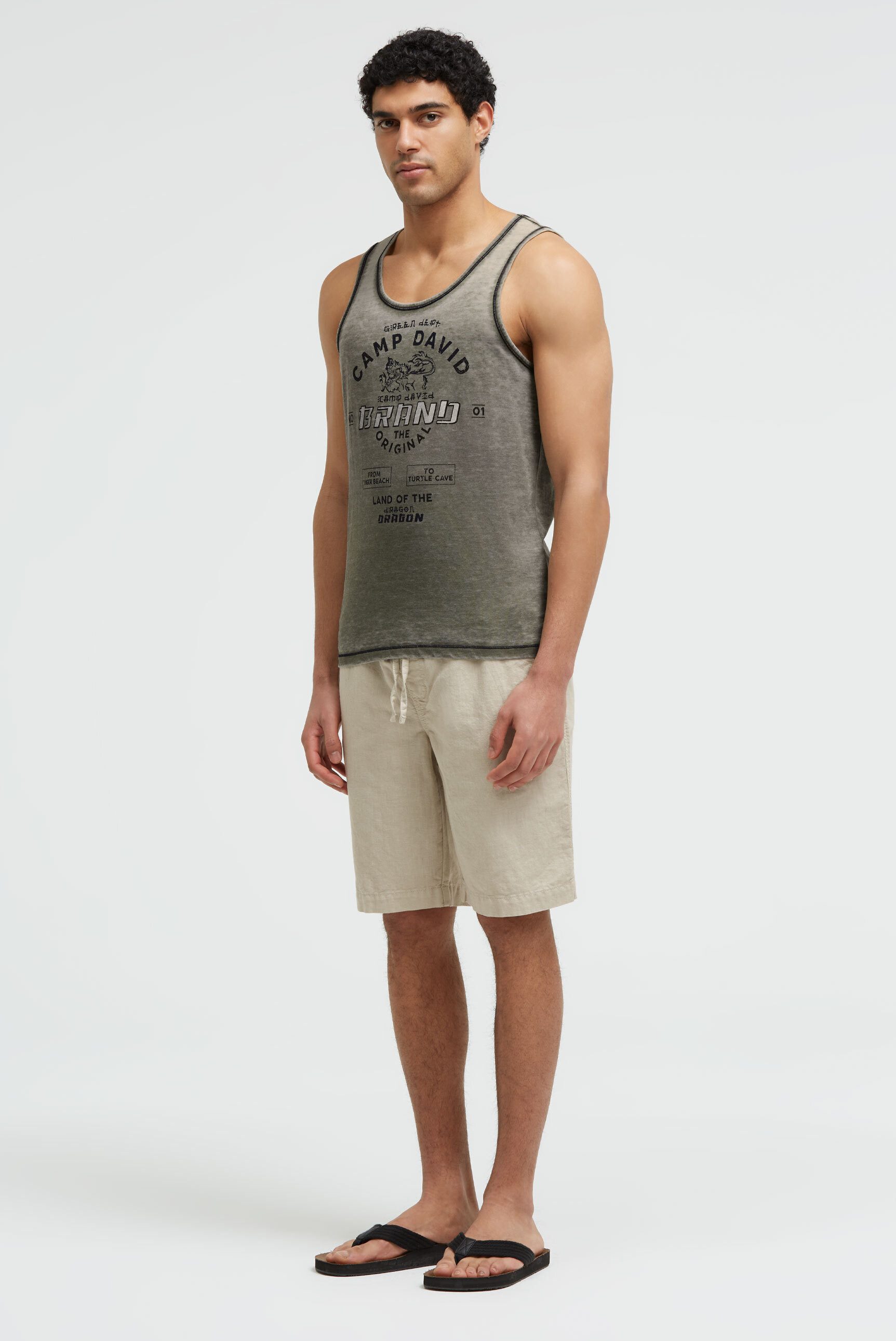CAMP DAVID Tanktop in softer Haptik
