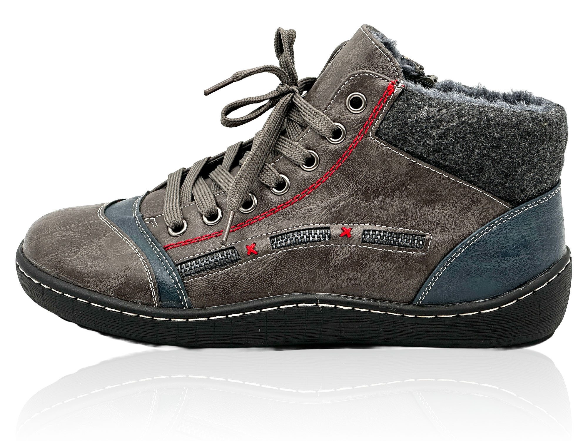 Nowaland Gefütterte Winter-Boots mit warmem Innenfutter und flexiblem Komfort Westernstiefelette wärmendes Innenfutter – leichtes Tragegefühl – modernes Design