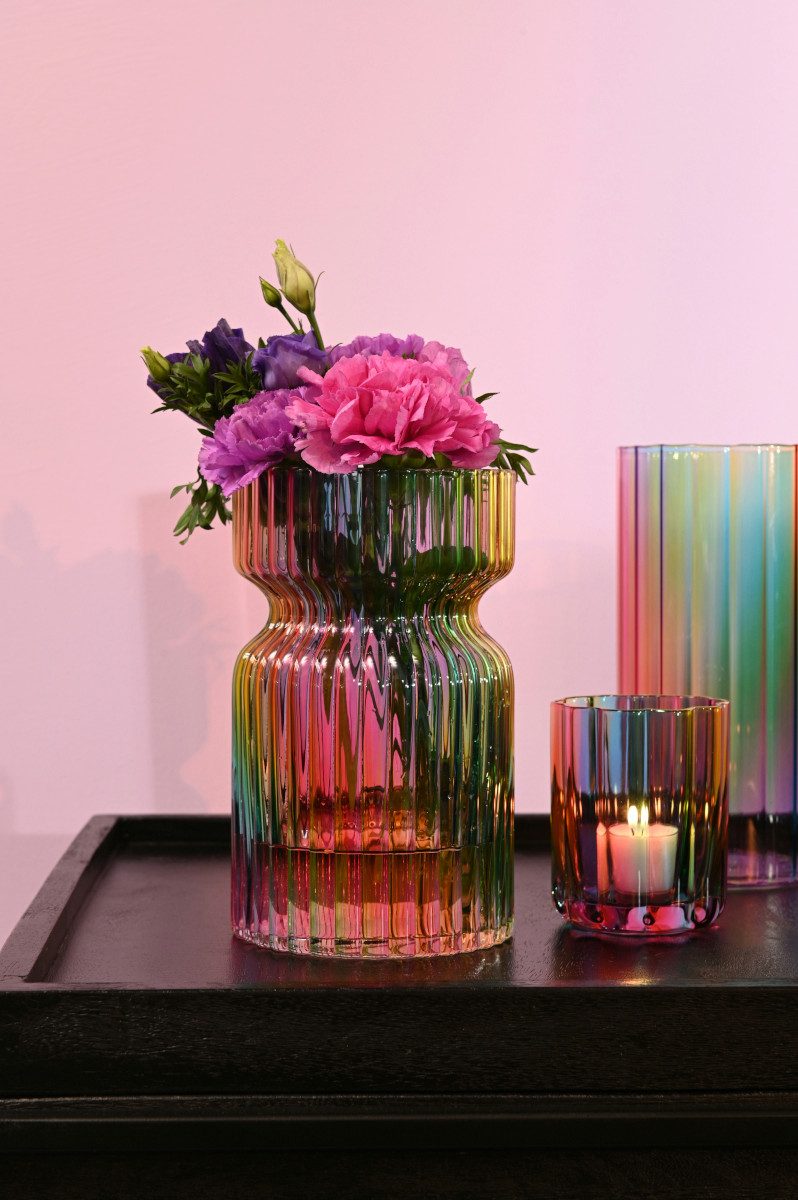 Giftcompany Dekovase Jacquard Vase Wave mehrfarbig günstig online kaufen