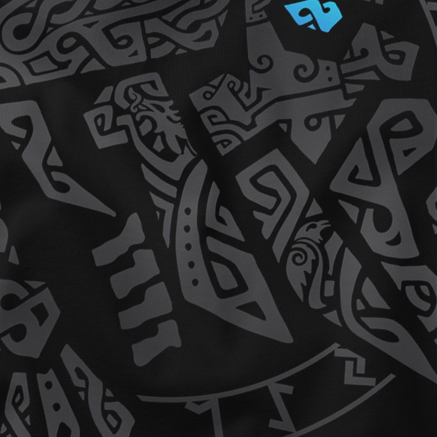 Neverless Print-Shirt Herren T-Shirt Odin Ragnar Gott Nordisch Runen Valhalla Wikinger mit Print