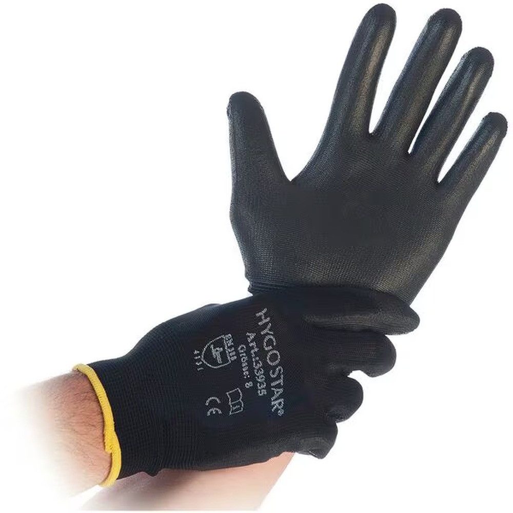 Franz Mensch Arbeitshandschuhe Black Ace