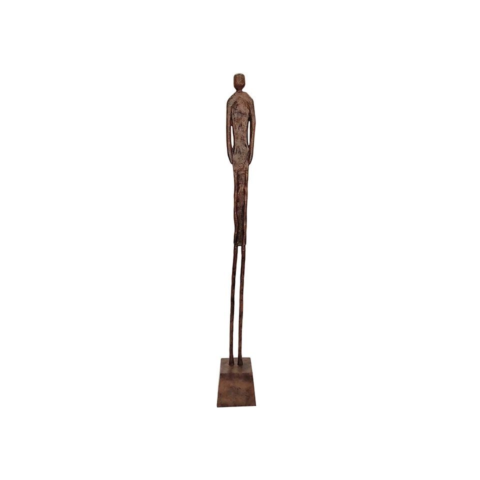 Skulptur AUGUSTO Skulptur - braun - Aluminium - H. 119cm x B. 15cm - Figur