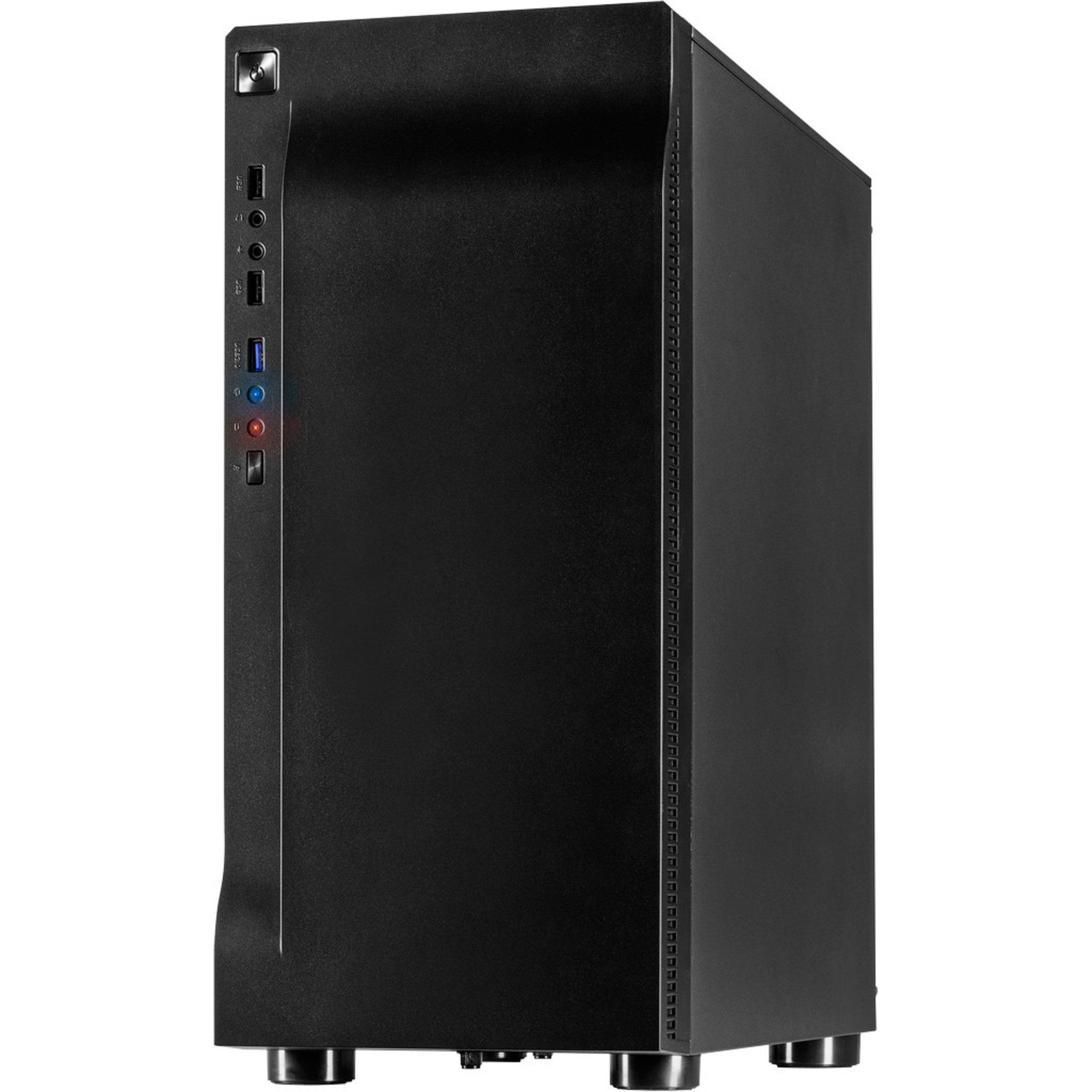 Inter-Tech PC-Gehäuse Inter-Tech A-3411 Creek, Tower-Gehäuse, (Tempered