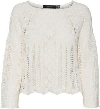 Vero Moda Strickpullover VMGINGER 3/4 BOATNECK PULLOVER GA NOOS