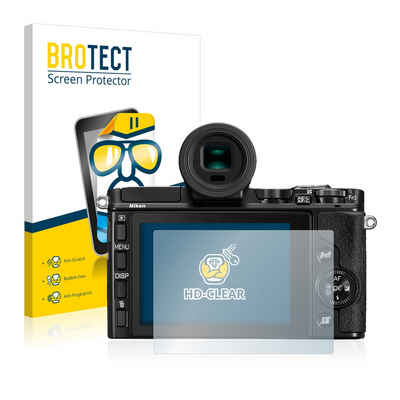 BROTECT Schutzfolie für Nikon 1 V3, Displayschutzfolie, 2 Stück, Folie klar