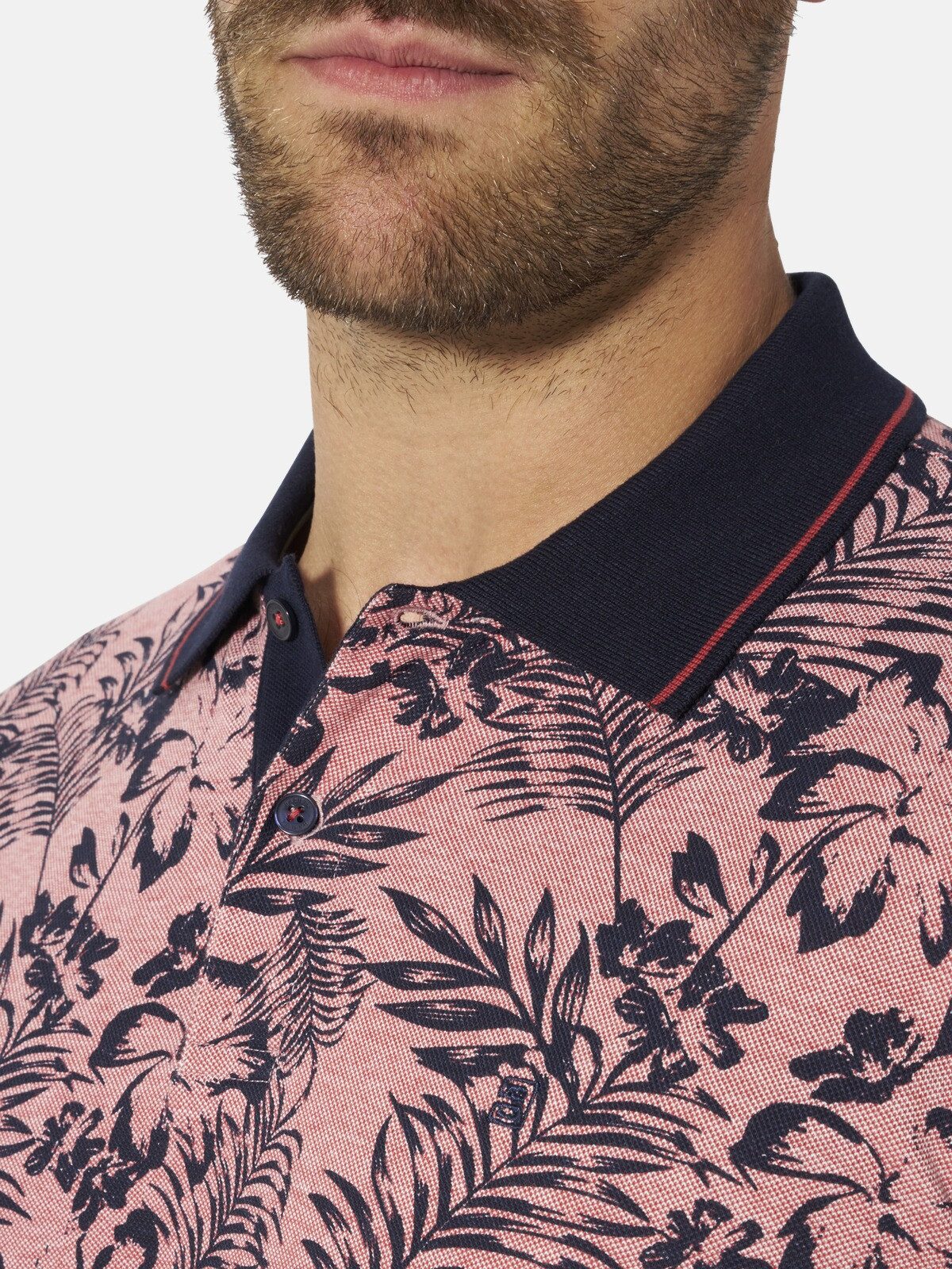 Babista Poloshirt DUITEZZI mit Blätter-Aufdruck – Bild 5 von 5