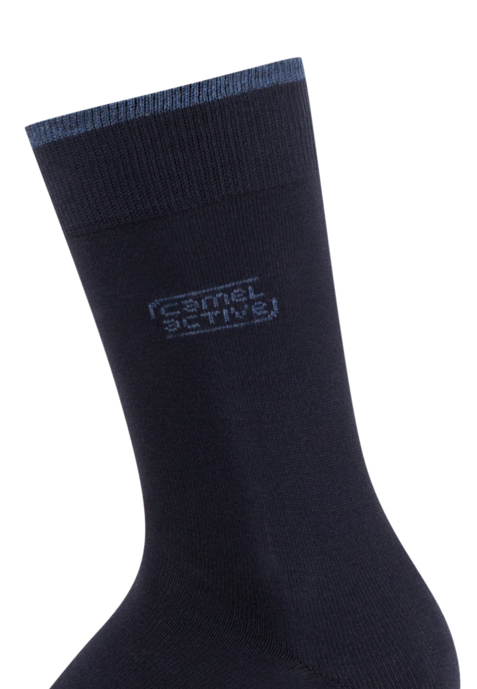 camel active Freizeitsocken aus biologischer Baumwolle – Schwarz, Grau und günstig online kaufen