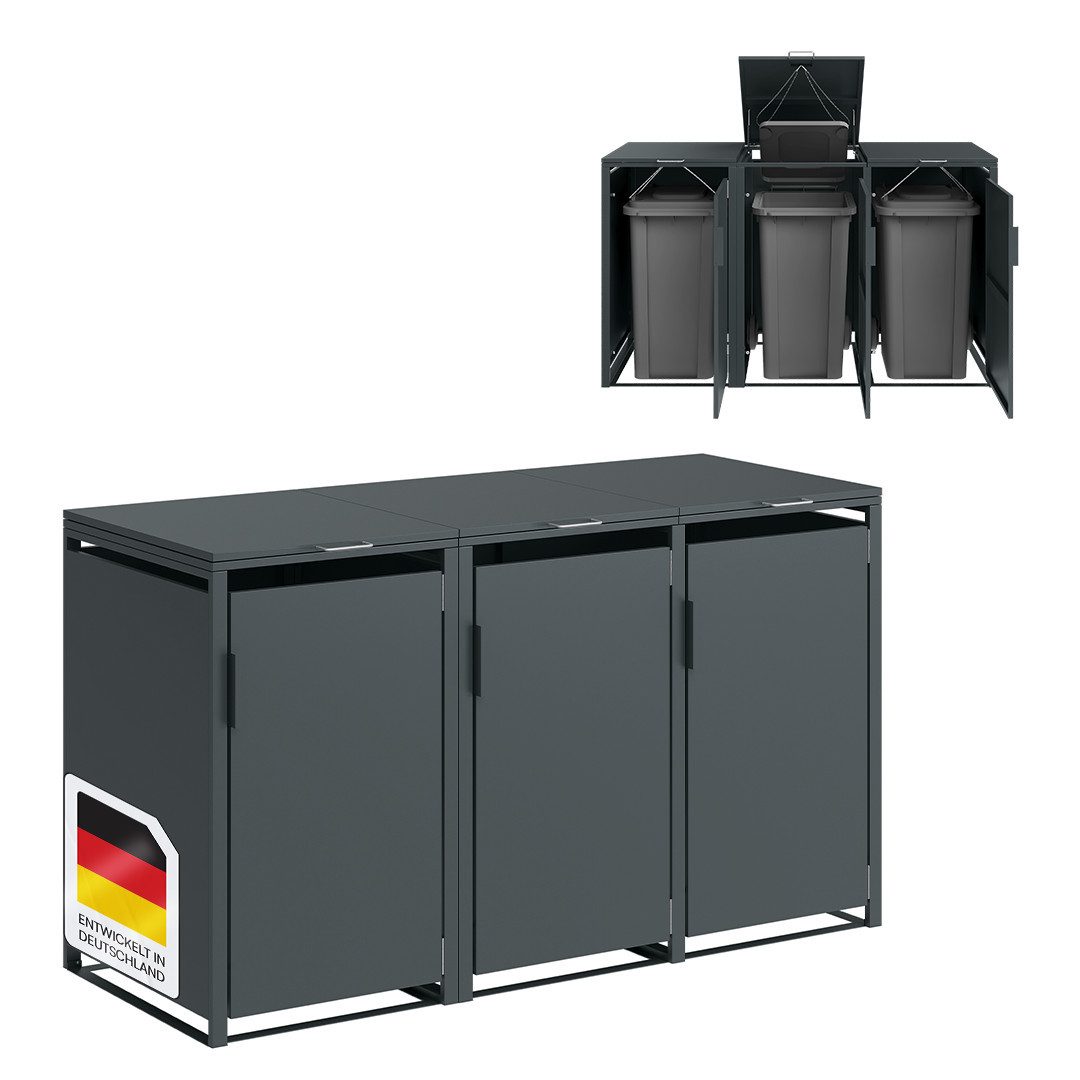 STEELSØN Mülltonnenbox Thoria (für 3 Tonnen günstig online kaufen