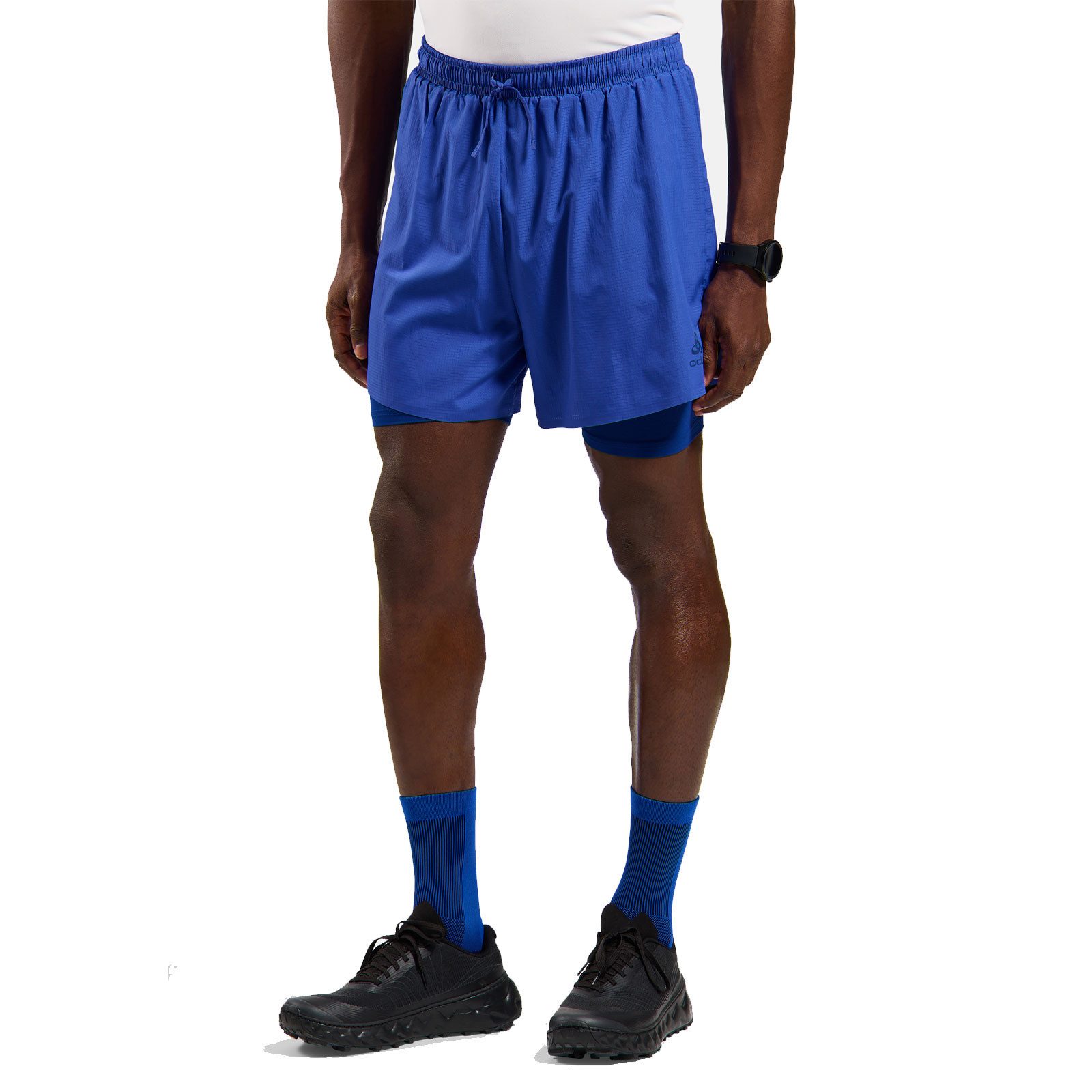 Odlo 2-in-1-Shorts Zeroweight 5 Inch 2-in-1-Laufshorts 2.1 Men 324222-21812 Leichte Runningshort mit Sprinter