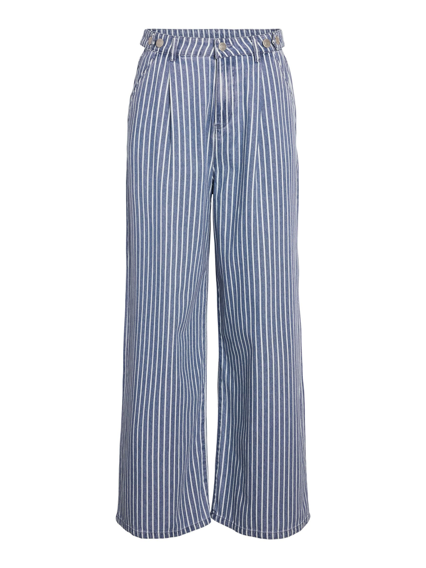 Noisy may Stoffhose Gestreiftes Denim Design günstig online kaufen