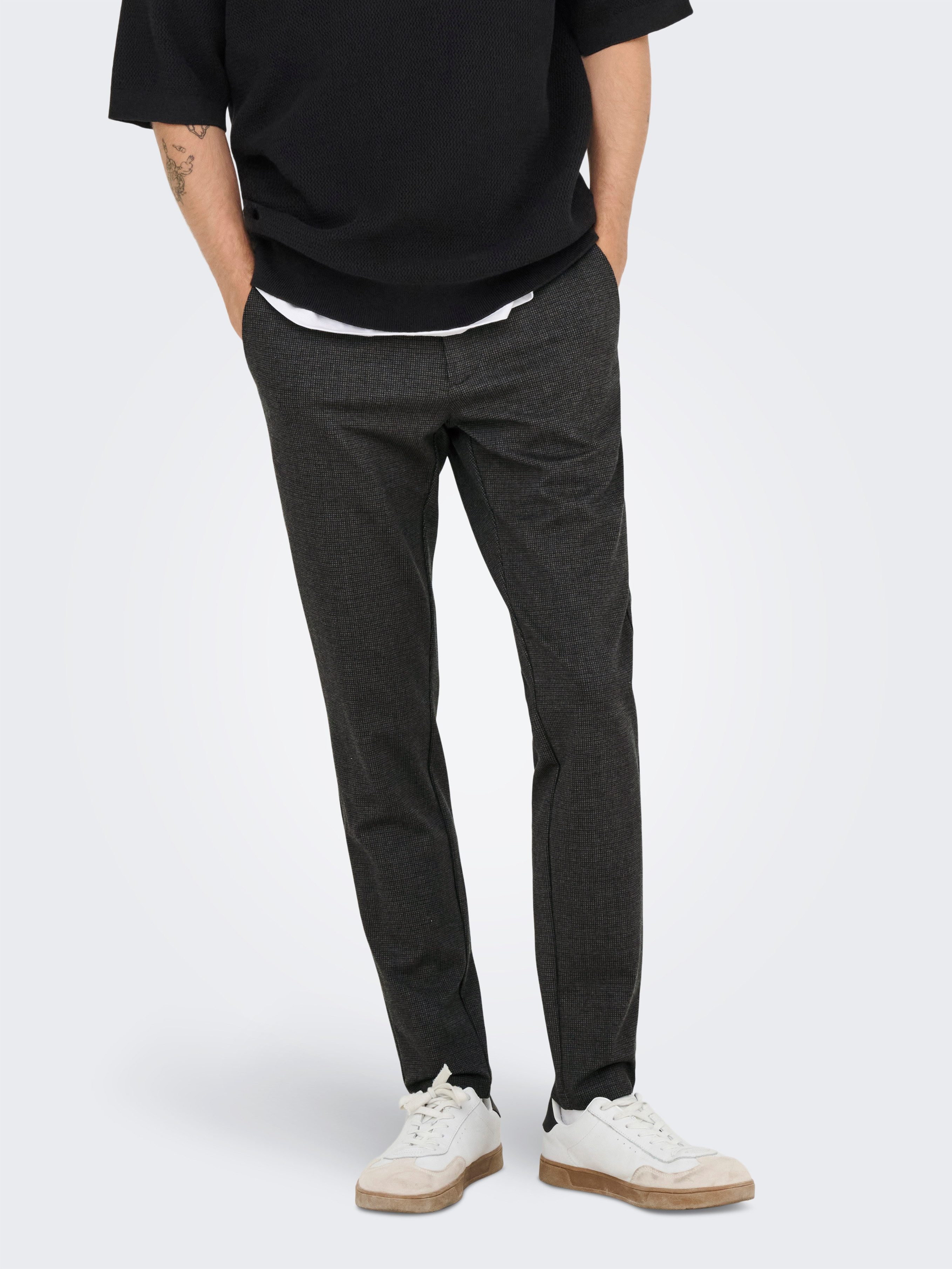 ONLY & SONS Chinos ONSMARK SLIM CHECK 020960 PANT günstig online kaufen