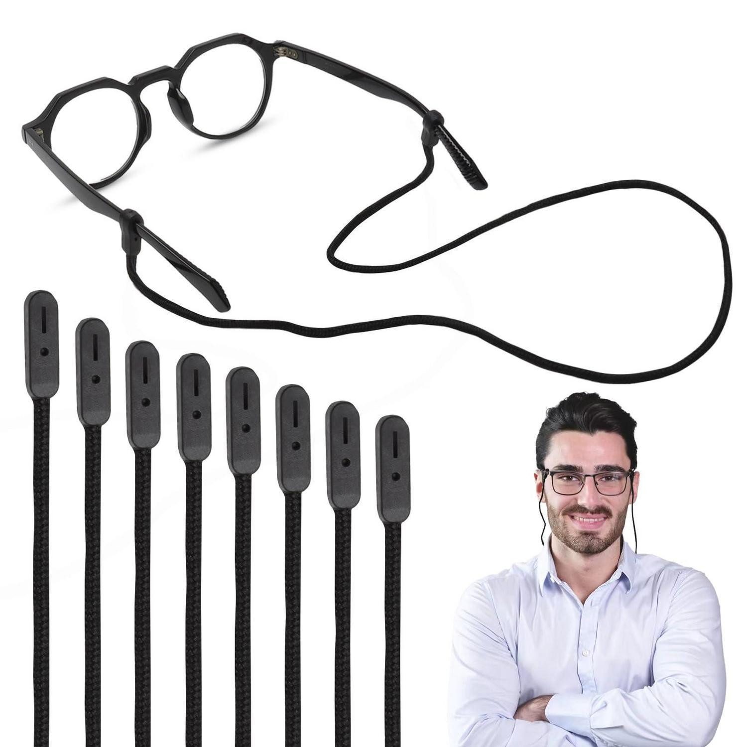 LuxusKollektion Brillenband Brillenband Silikon 8 Stück Sport Sonnenbrillen