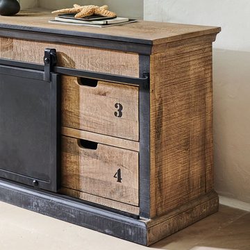 Mirabeau Kommode Sideboard Vulmont braun/schwarz