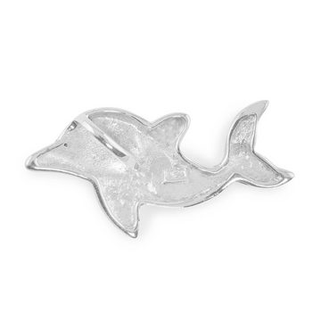 Monkimau Kettenanhänger Damen Delfin Anhänger Kette 925 Silber (Packung)
