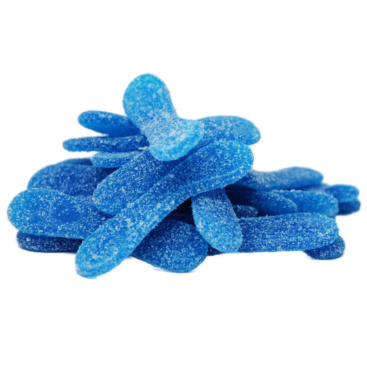 Matthijs Süßigkeit, Fruchtgummi saure blaue Tongen ohne Gelatine mit Pektin 800g