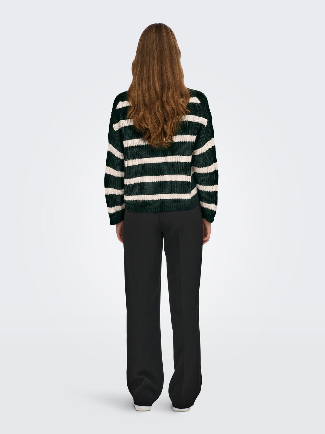 JACQUELINE de YONG Strickpullover Gestreift Strick günstig online kaufen