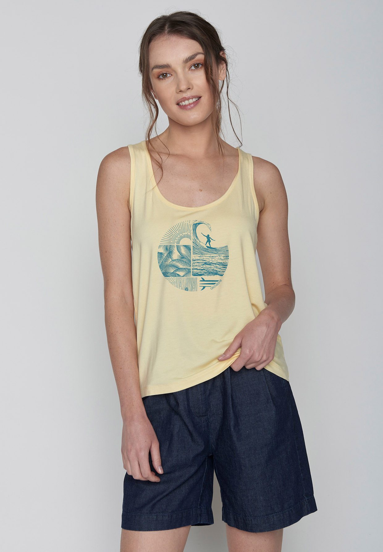 GreenBomb T-Shirt-Body Nature Surf Circle (1-tlg)