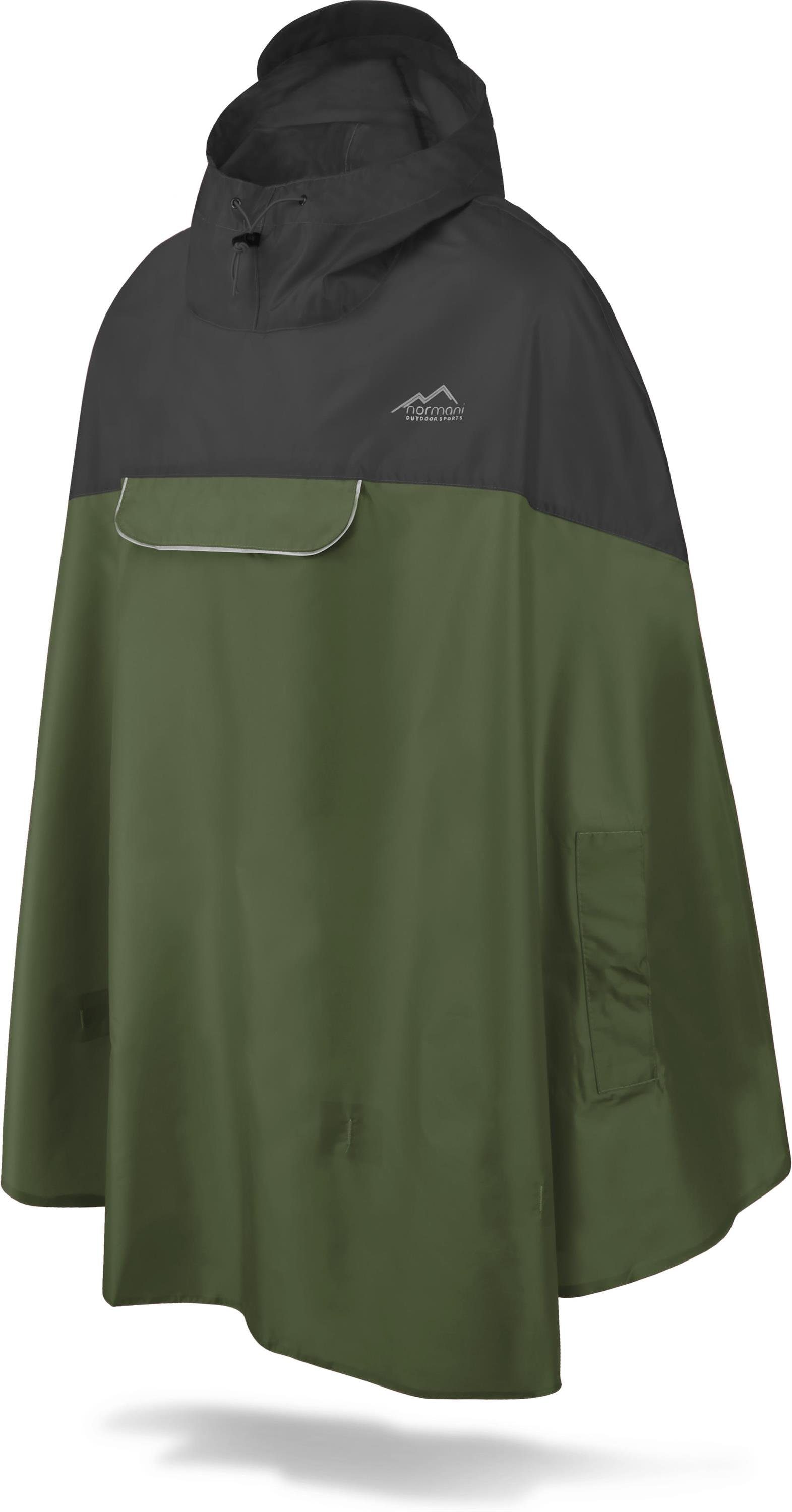 normani Regenponcho Unisex Regenponcho wasserdicht Cherrapunji mit Kapuze - günstig online kaufen