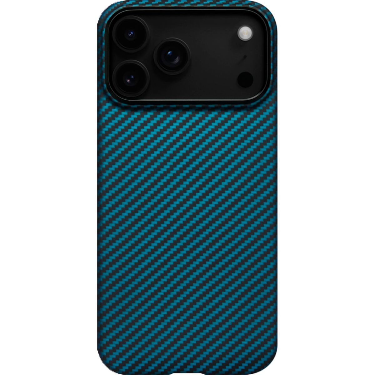 Pitaka Smartphone-Hülle Ultra-Slim Case for iPhone 17 Pro Blue/Grey Twill