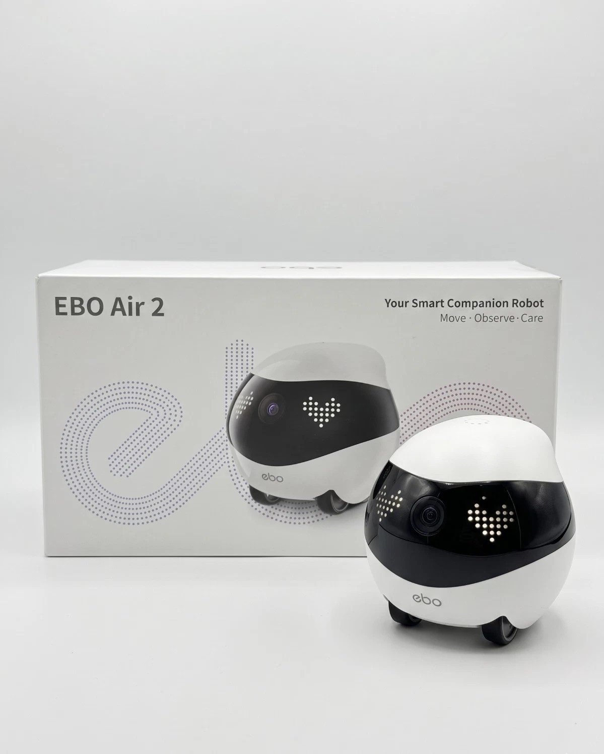 Enabot Lernroboter EBO Air 2 Intelligenter Begleitroboter (Dove White)