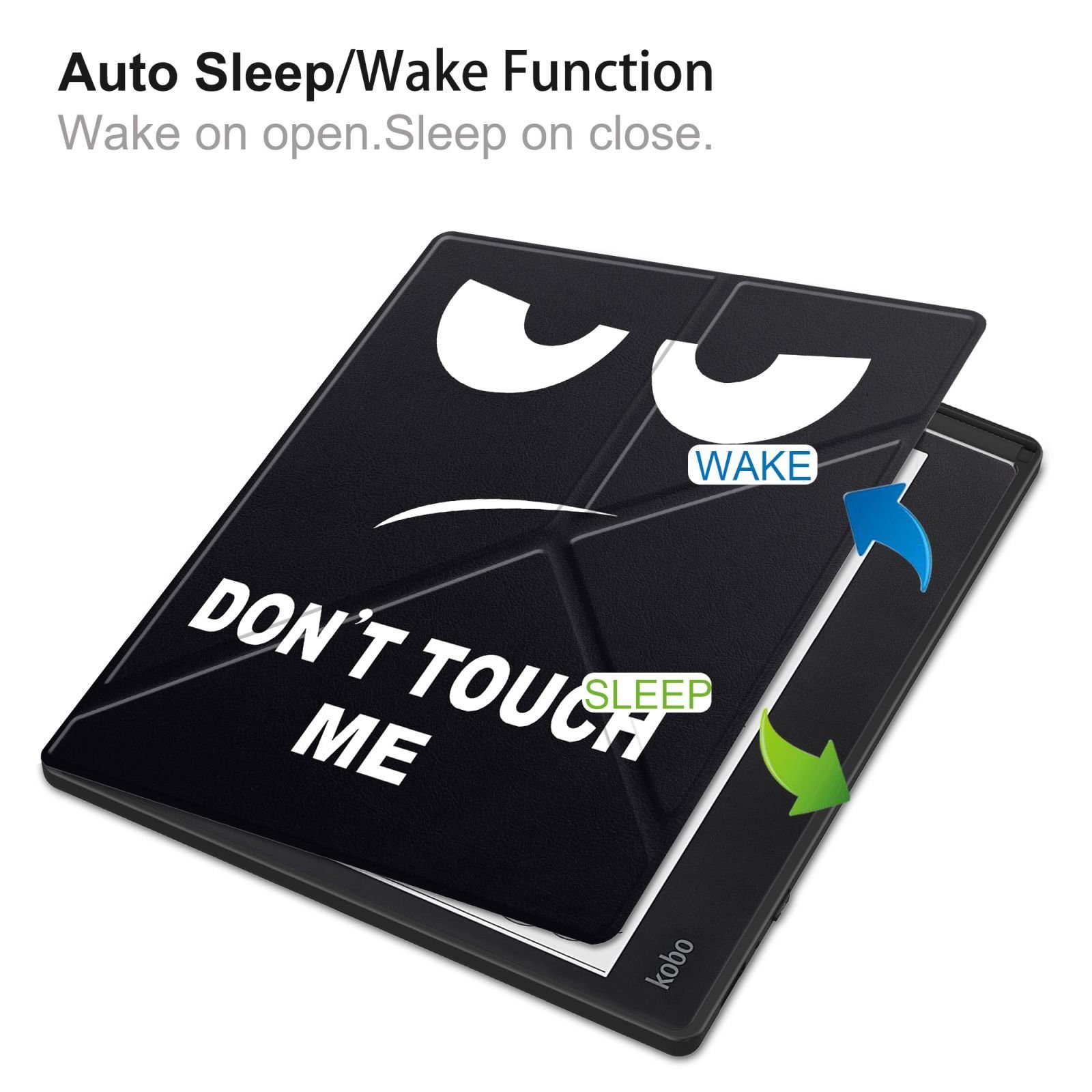 Lobwerk E-Reader-Hülle Schutzhülle für Kobo Elipsa 2E 2023, Wake & Sleep Funktion, Sturzdämpfung