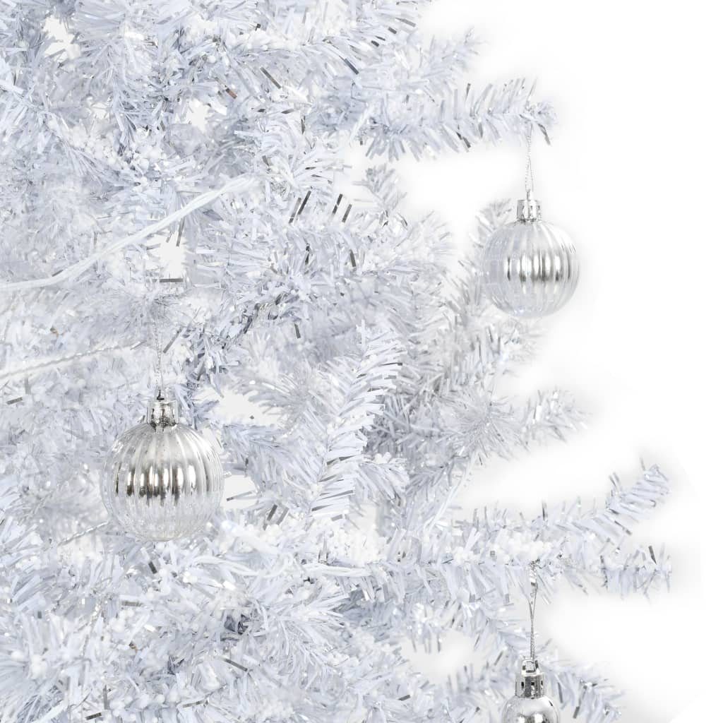 cm Künstlicher mit Schirmfuß Weihnachtsbaum Weiß Weihnachtsbaum Schneiender 190 furnicato