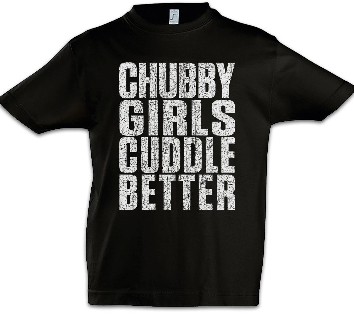 Print-Shirt Chubby Girls Guddle Better Kinder T-Shirt Dick Dicke Mädchen Stolz