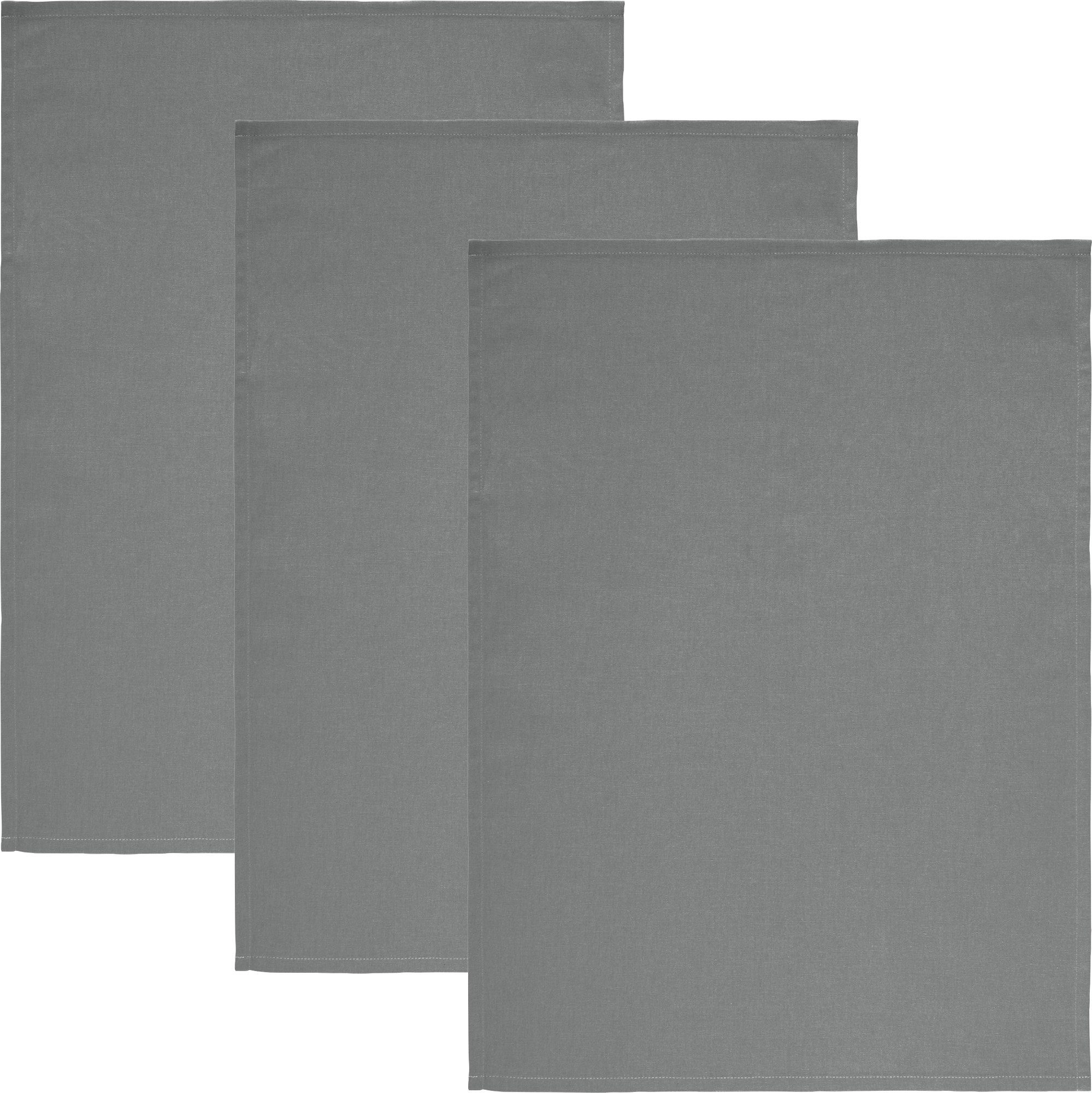 REDBEST Geschirrtuch Geschirrtuch "Tulsa" 3er-Pack, Baumwolle Uni