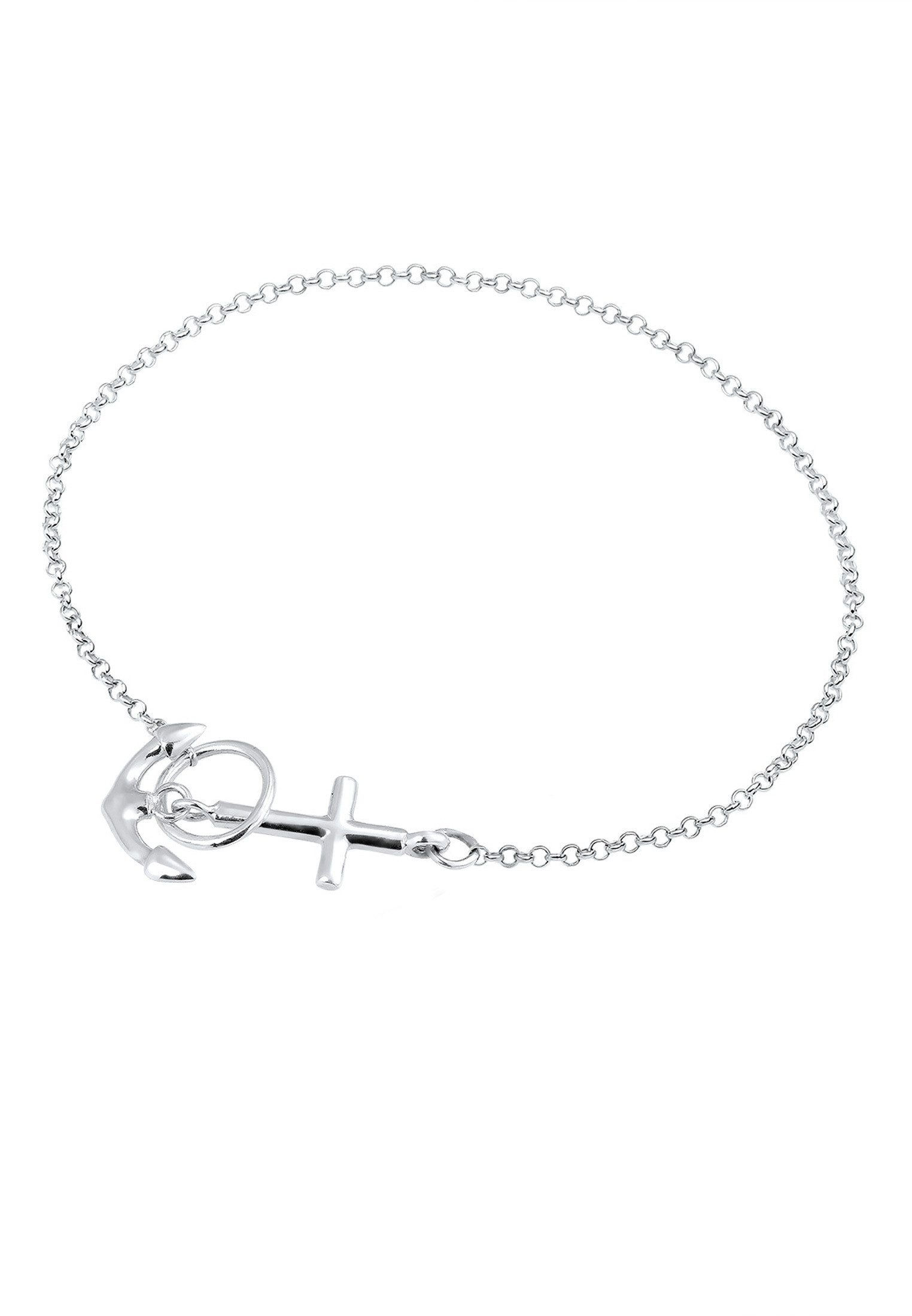 Elli Armband Anker Kreuz 925 Silber (kein Set, 1-tlg), Anker günstig online kaufen