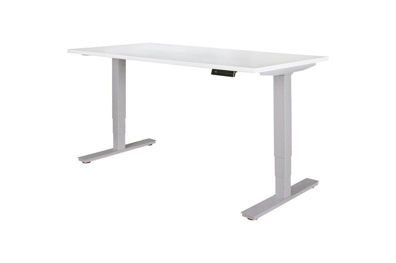 Tischgestell Schreibtisch Metall tinkaro Silber SUSE