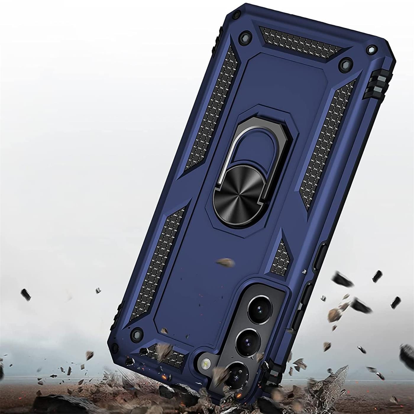CoolGadget Handyhülle Armor Shield Case für Samsung Galaxy S22 6,1 Zoll, Outdoor Cover mit Magnet Ringhalterung Handy Hülle für Samsung S22 – Bild 5 von 5