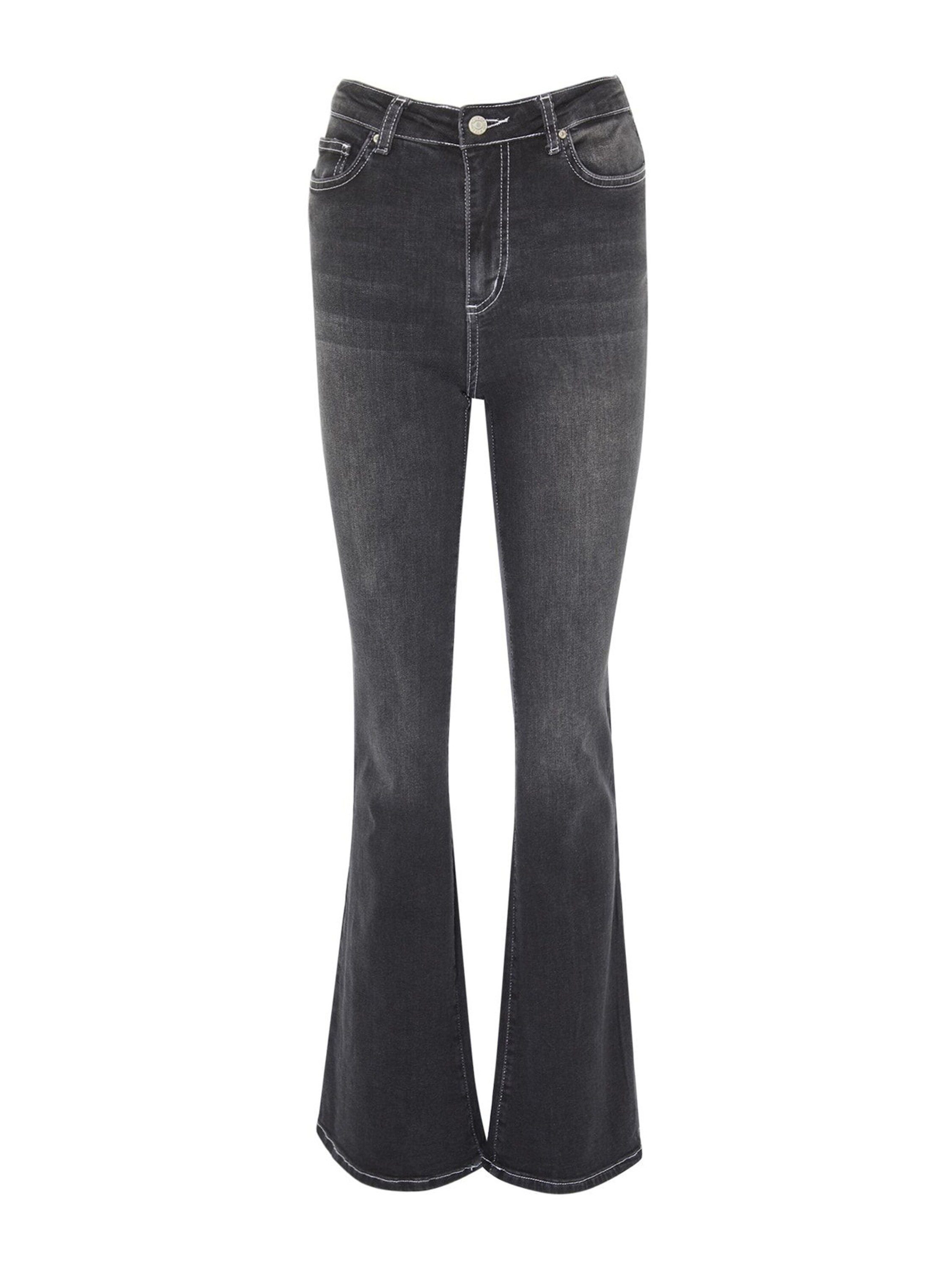 Trendyol Regular-fit-Jeans (1-tlg) Plain/ohne Details