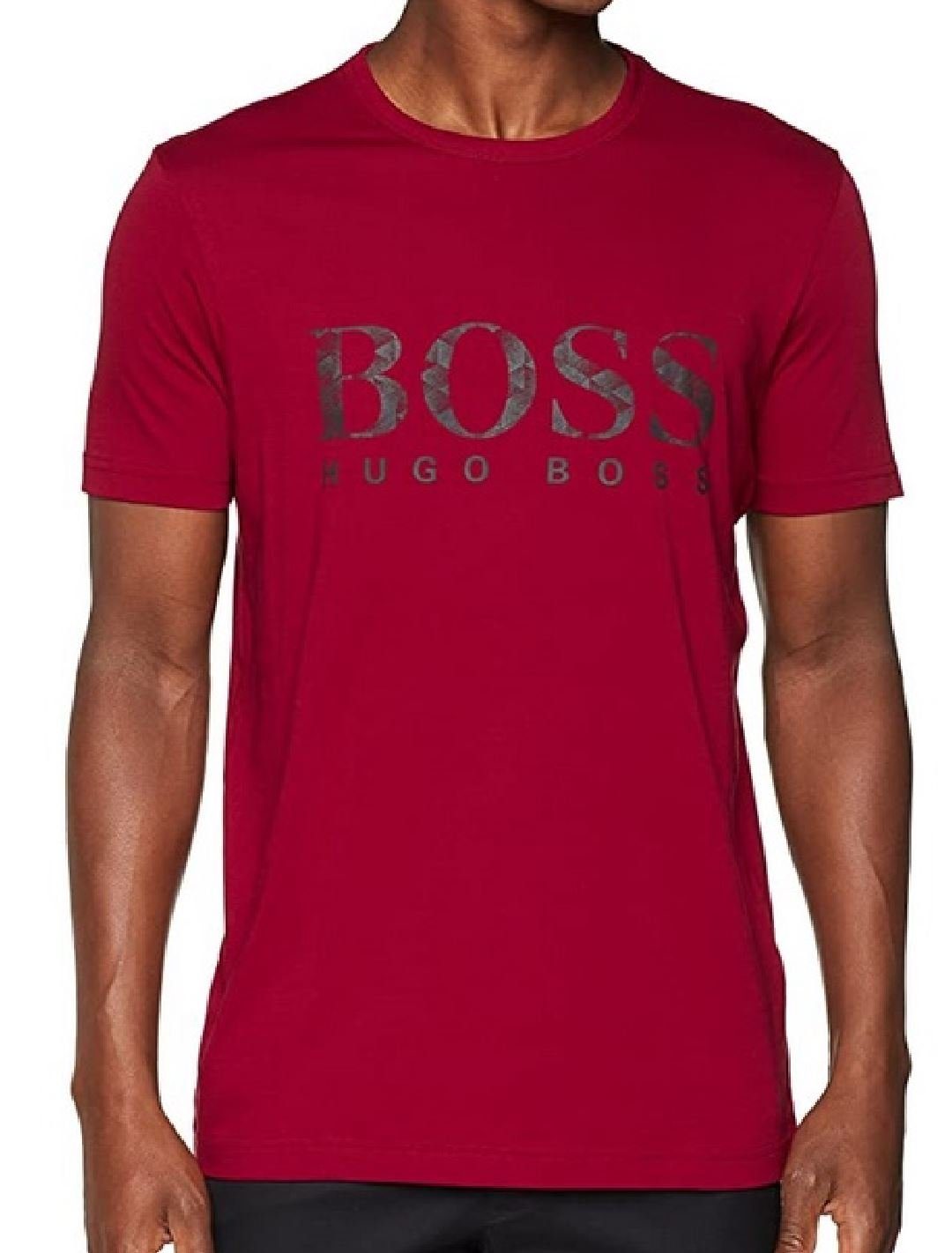 BOSS T-Shirt Hugo Boss rot T-Shirt Tee4