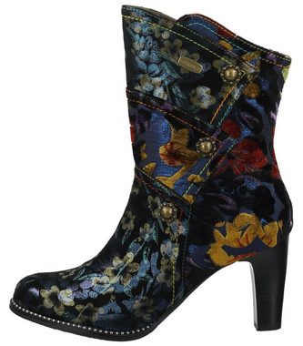 LAURA VITA Stiefelette Leder/Textil High-Heel-Stiefelette