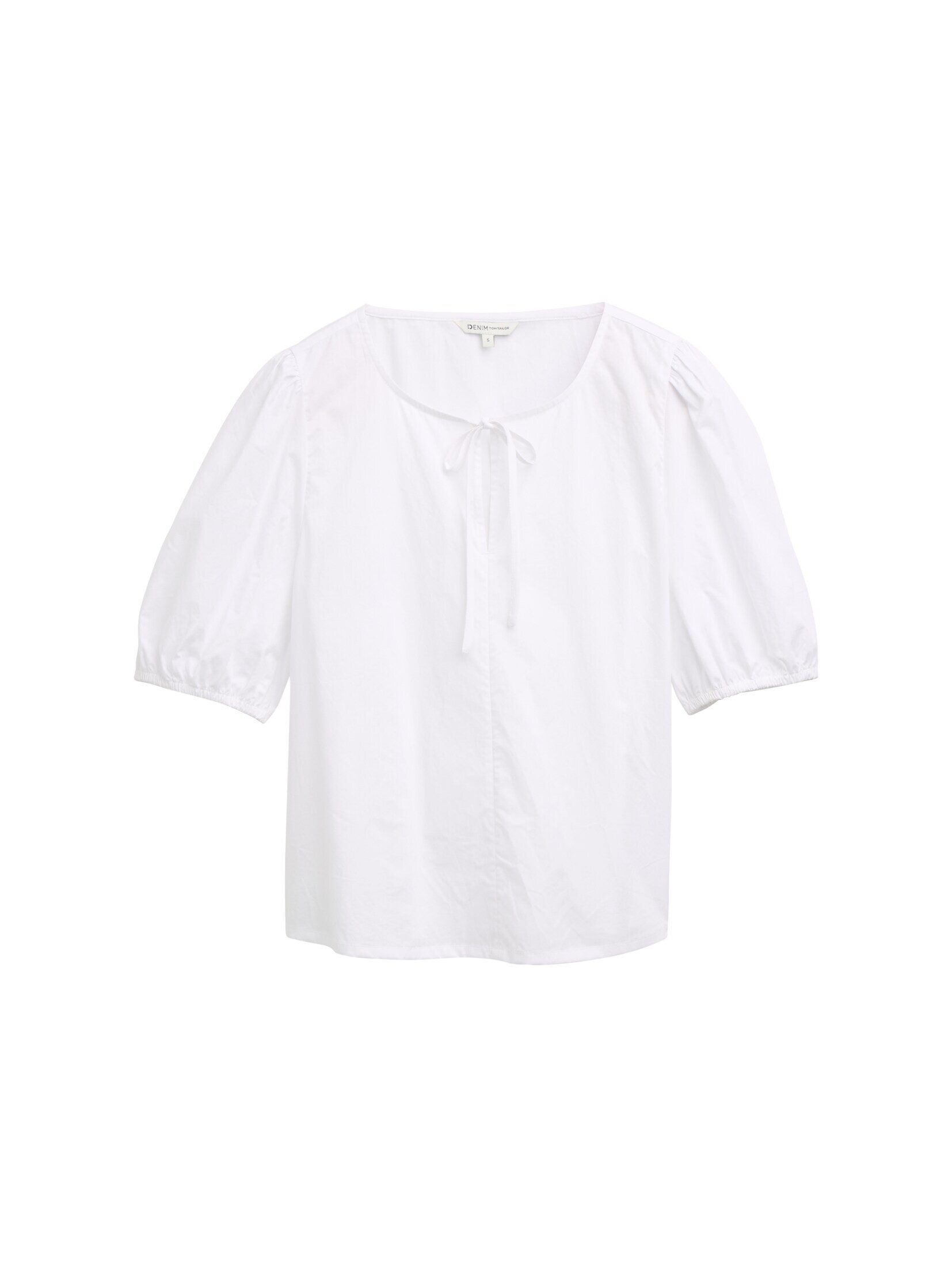 TOM TAILOR Denim Kurzarmbluse Popeline Bluse günstig online kaufen