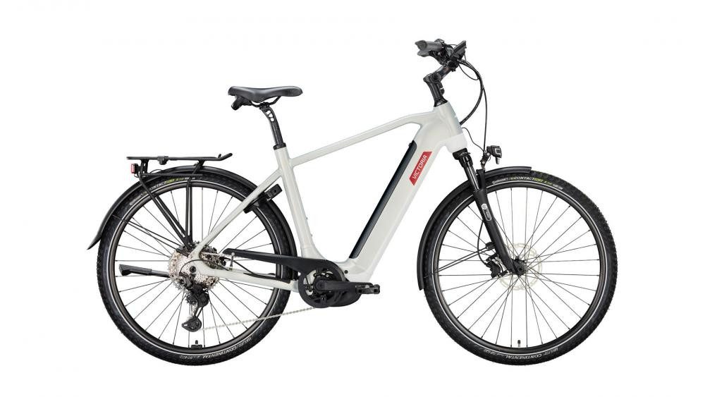 Victoria E-Bike VICTORIA Elektro-Trekkingrad "MANOC 6" (1), Diamant, 28", galaxy whit