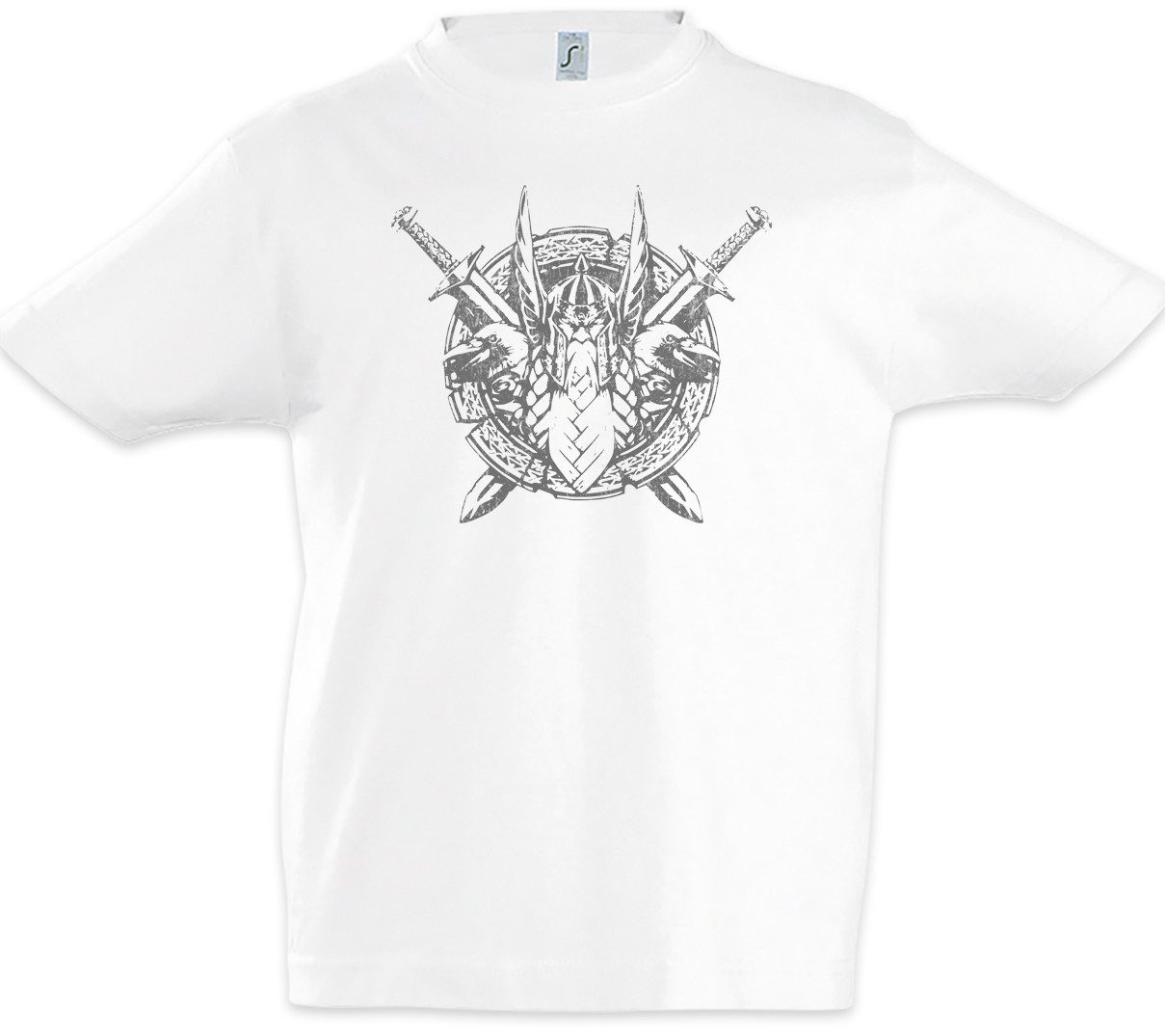 Print-Shirt Odhin Ravens I Kinder T-Shirt Hugin Vikings Munin Raben Wikinger