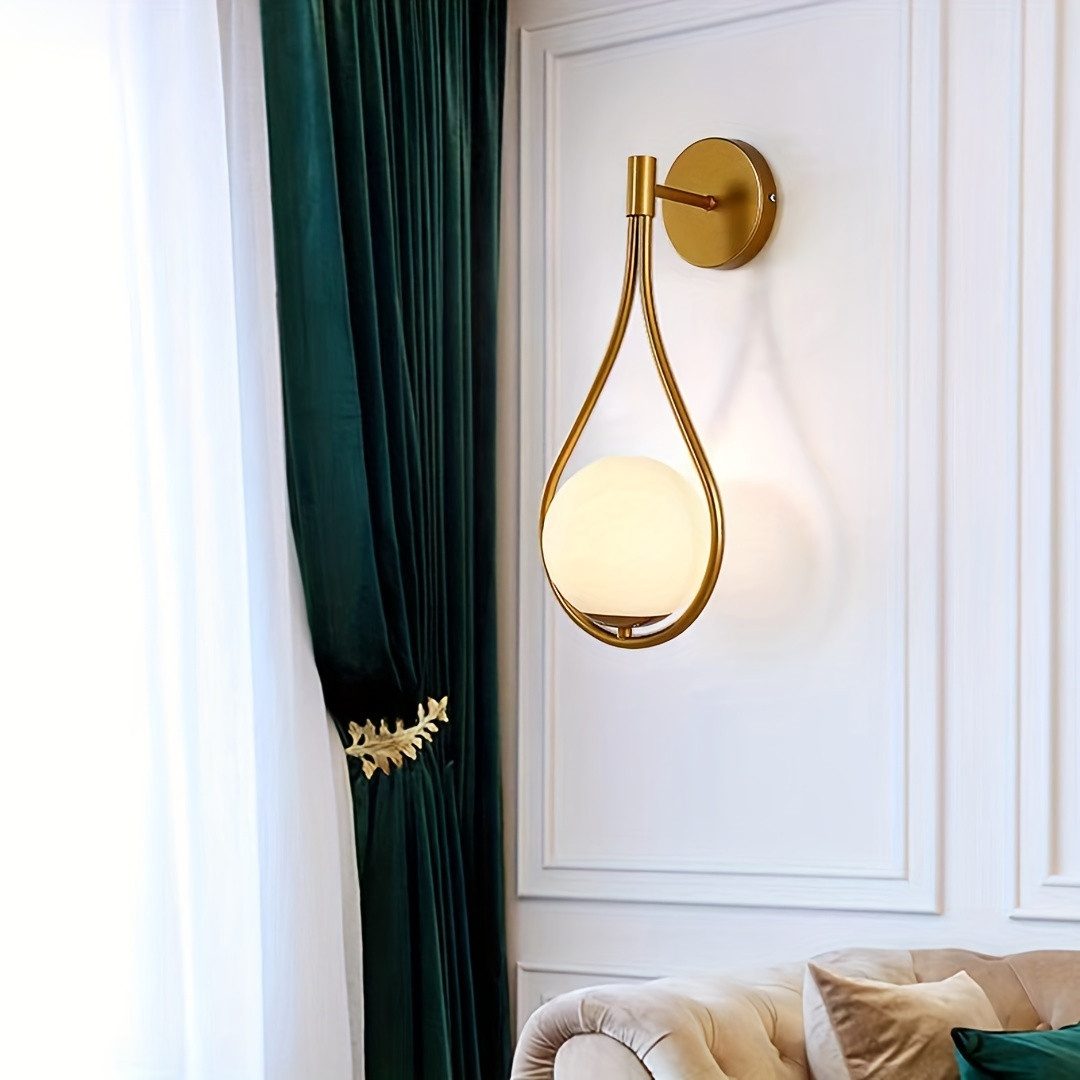 JDONG Wandleuchte Teardrop Design Modern Wall günstig online kaufen