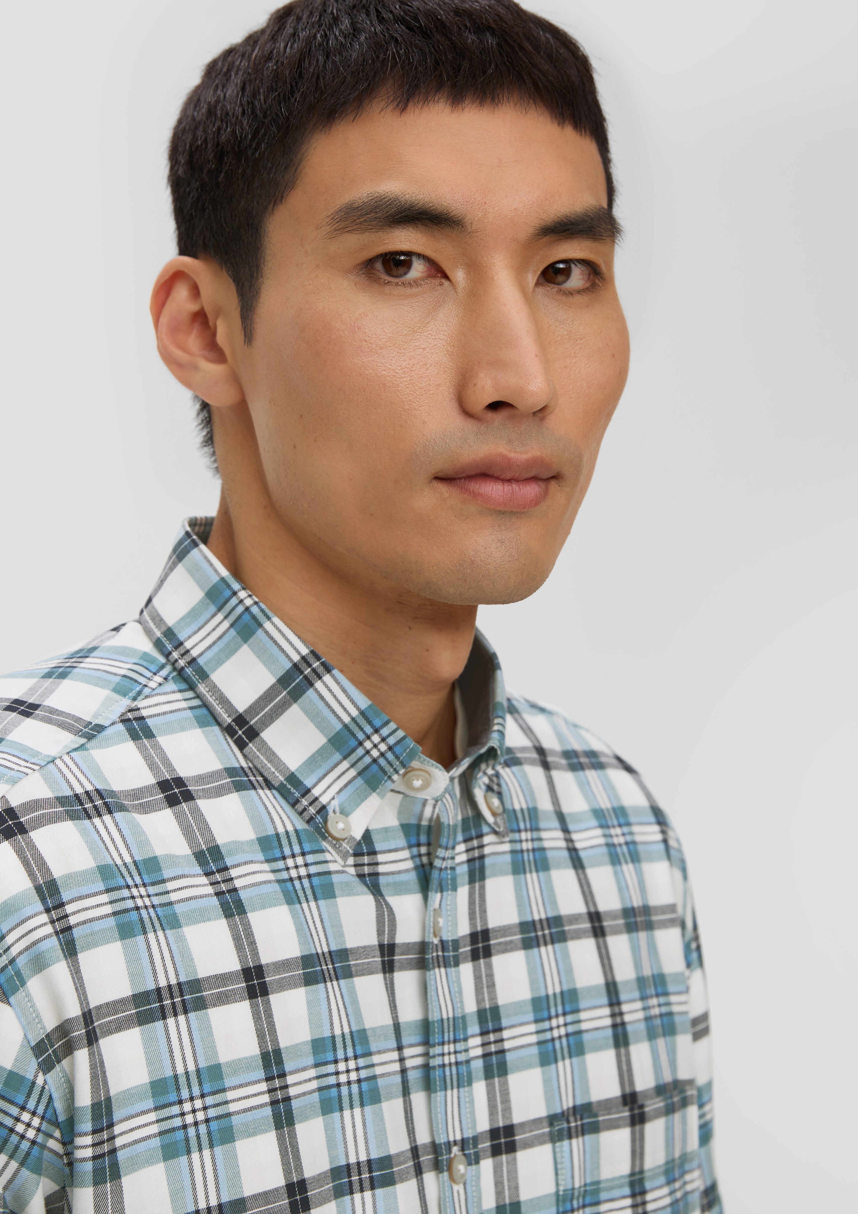 s.Oliver Langarmhemd Regular: Button Down-Hemd Tape günstig online kaufen