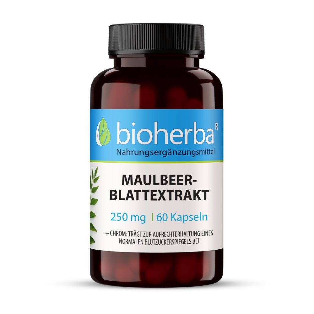 BIOHERBA R Maulbeerblattextrakt 250 mg 60 Kapseln Nahrungsergänzungsmittel