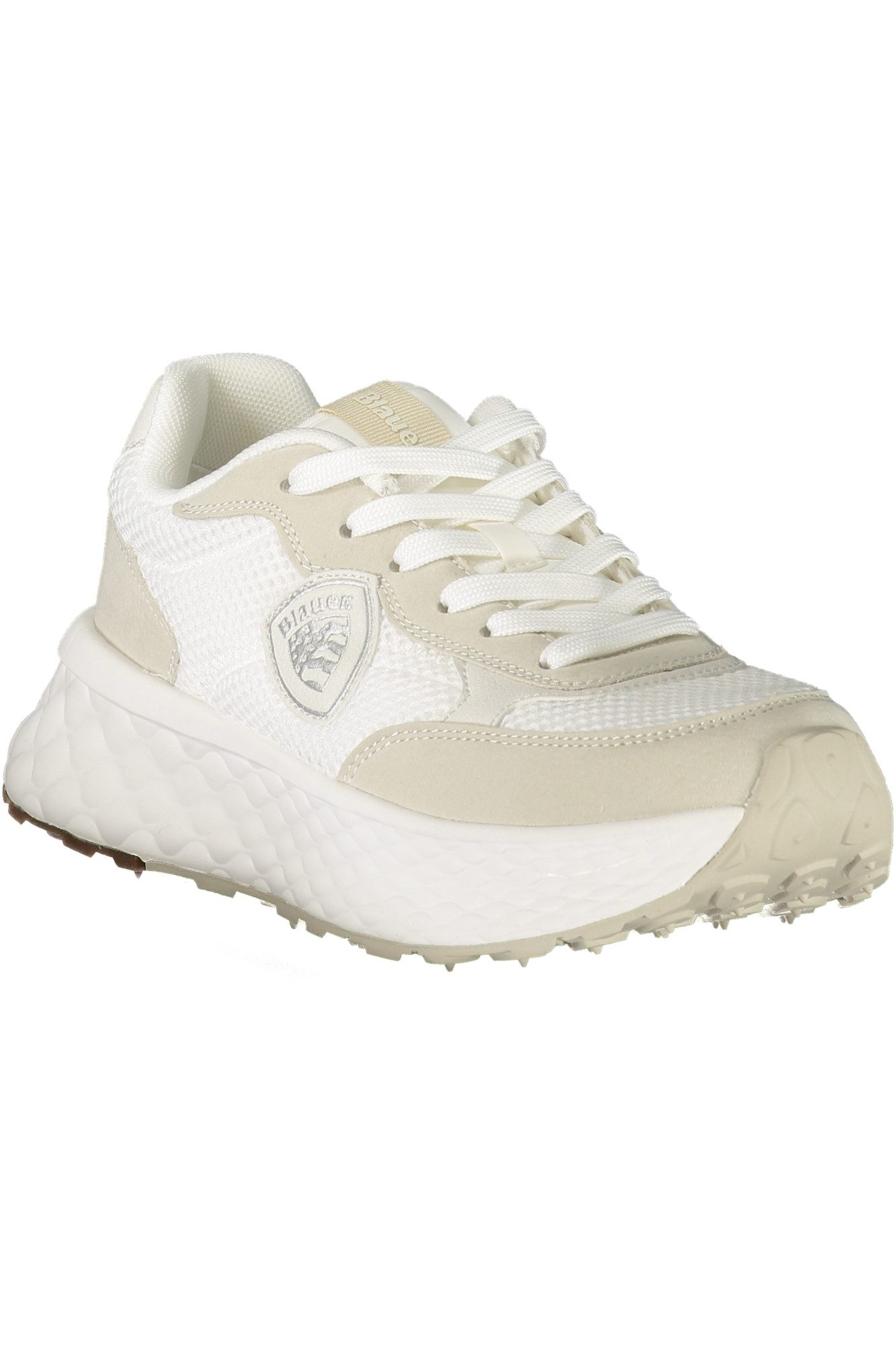 Blauer Sneaker Weißer Sportschuh für Damen: Kontraste, Komfort &