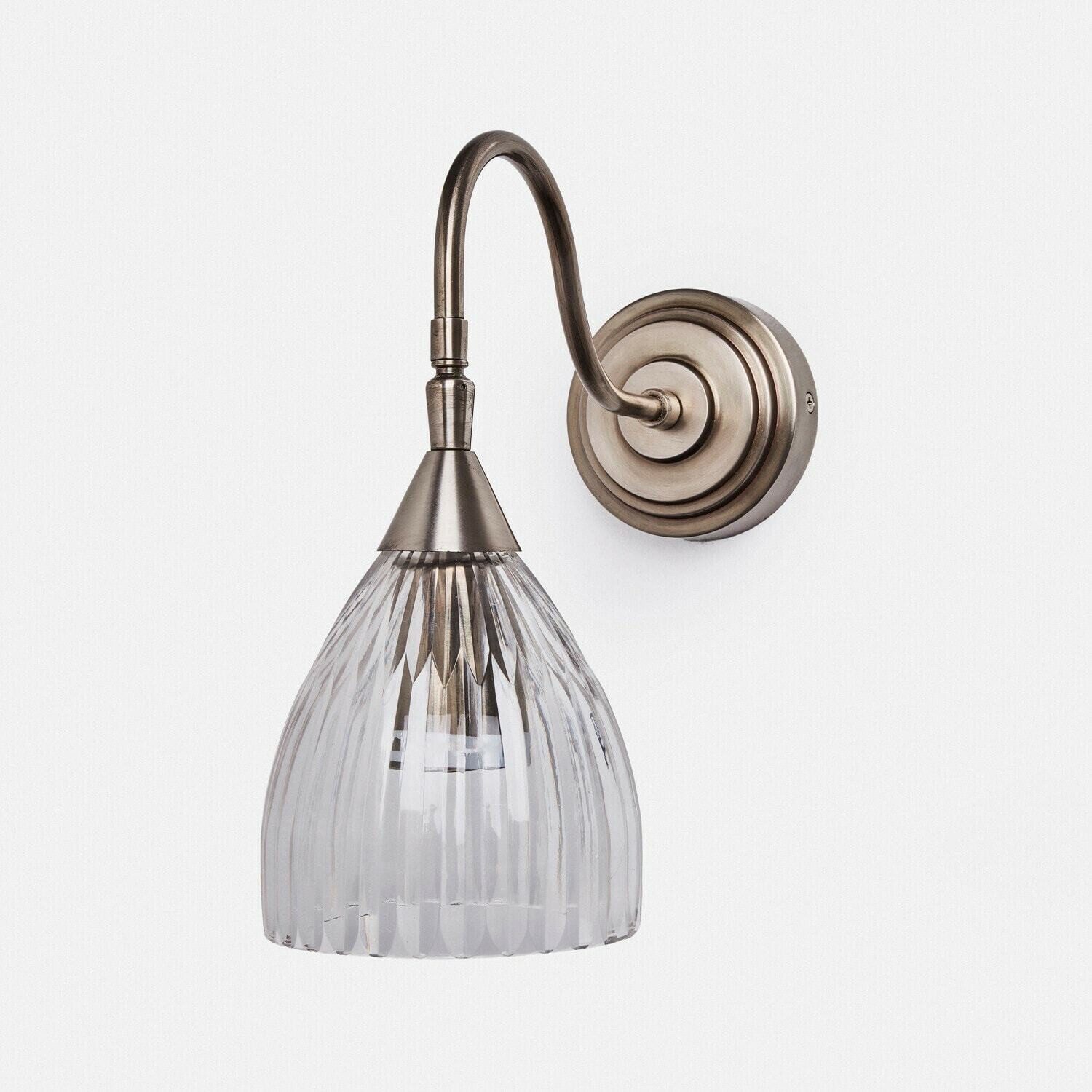 Mirabeau Wandleuchte Wandlampe Niamhs antiksilber/klar