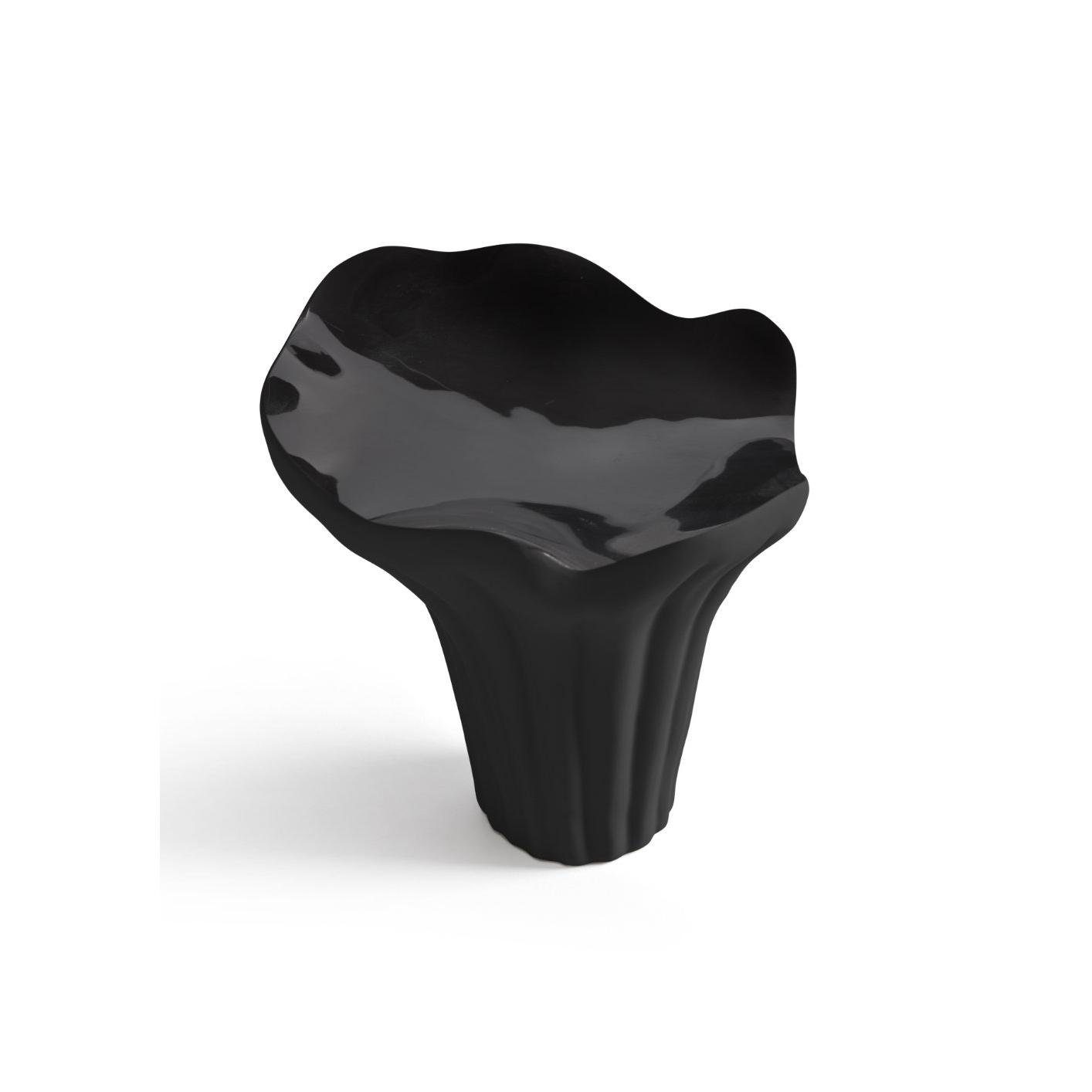 Cooee Design Dekovase Vase Fungi Schwarz (12,3 cm)