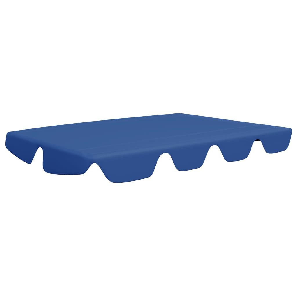 vidaXL Hollywoodschaukel 188168 x 145110 cm Ersatzdach Stoff für Hollywoodschaukel Blau 188 16, Textilene