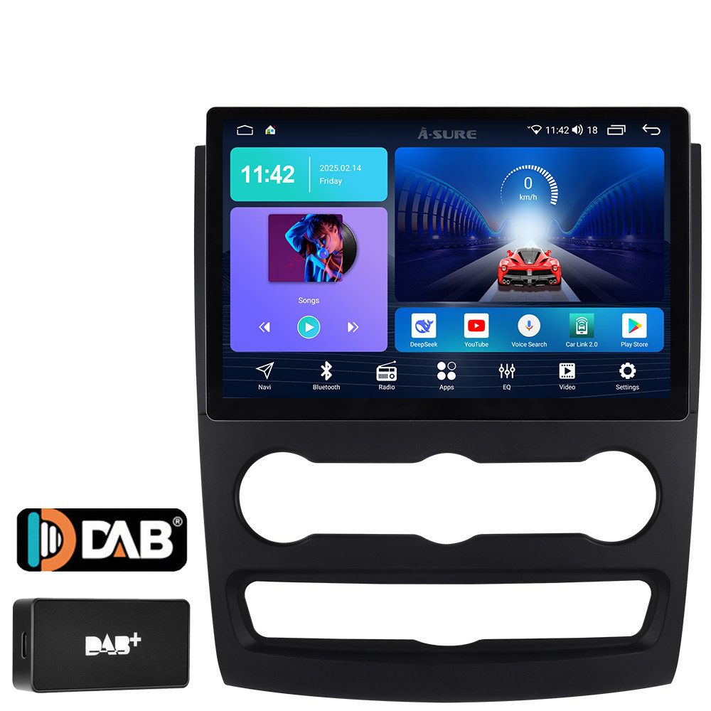 A-Sure 13.1" 2K 4G Lte 8-Core Android 15 Carplay GPS Für VW Crafter 2006-2016 Autoradio (Digitalradio (DAB), FM, AM, 13.1 Zoll /2K /1920*1200 IPS Screen)